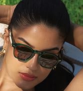 VANLINKER Retro Round Sunglasses for Men Women Vintage Circle Shades VL9829 46mm