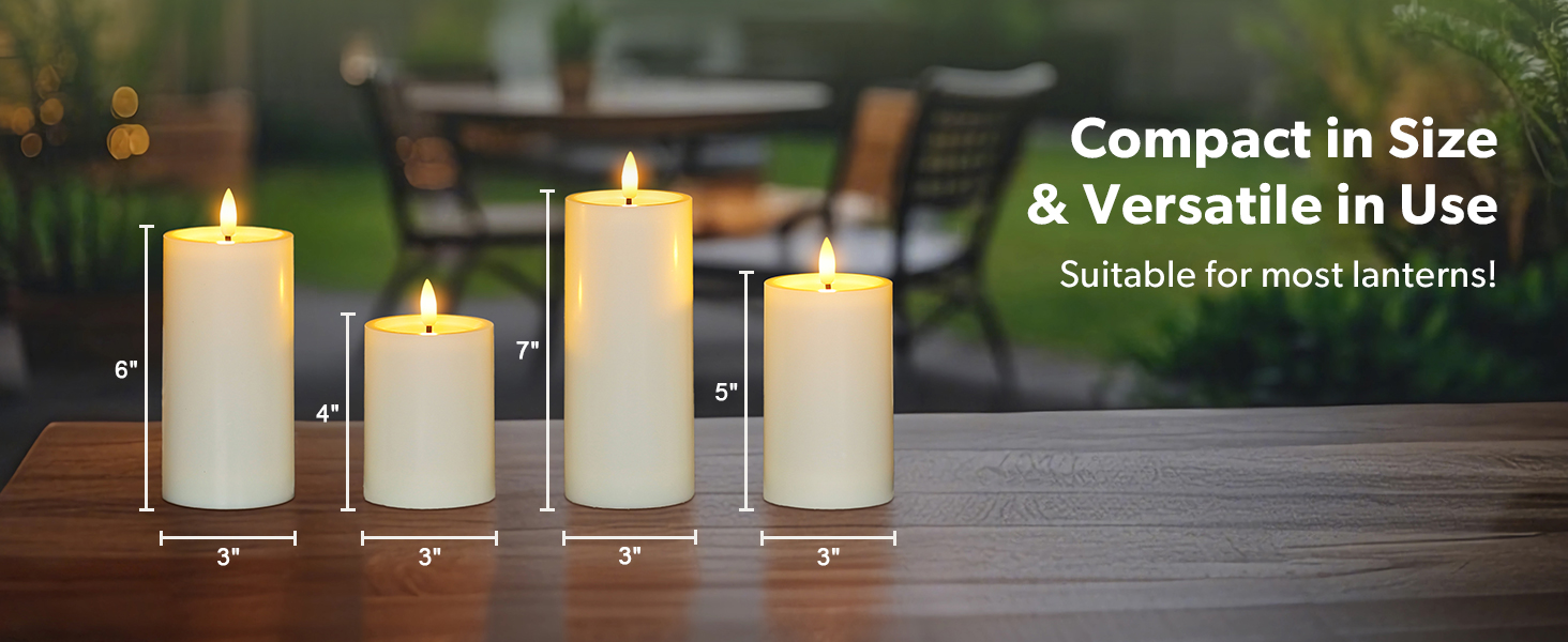 waterproodf led candles
