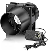 GDSTIME 120mm x 38mm Duct Fan with Variable Speed Controller