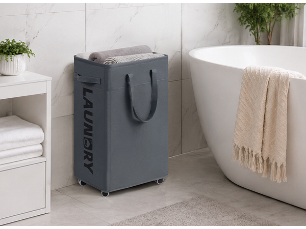 Goodpick Laundry Basket with Wheels