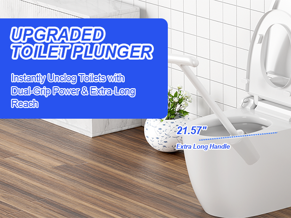 toilet brush and plunger set