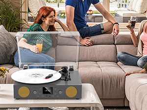 portable record player turntables vinyl record player with speakers