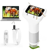 Microscope for Kids, 2'' Digital Handheld Kids Microscope with Adjustable Light, 1000X 1080P Pock...