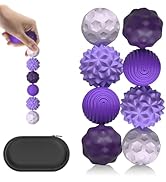 Kizcmvre Silicone Magnetic Fidget Balls - 8Pcs Sensory Magnetic Silicone Balls Desk Toy for Stres...