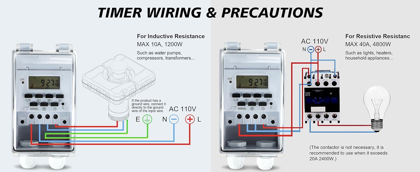 Goldlife Waterproof Programmable Timer Switch