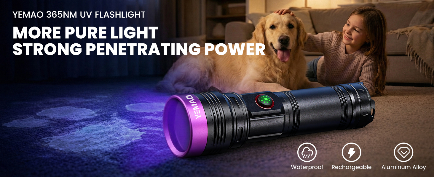 365nm uv flashlight