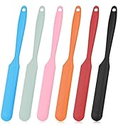 Gartful 6PCS Colored Silicone Spatula Stick, Reusable Epoxy Stir Sticks Scraper DIY Crafts Tools ...