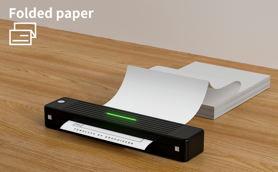 9527 Product folded thermal printer paper 8.5 x 11