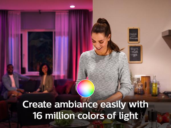 Philips;Hue;smart lighting;color;Bluetooth;voice controlled;downlight;smart home;app controlled