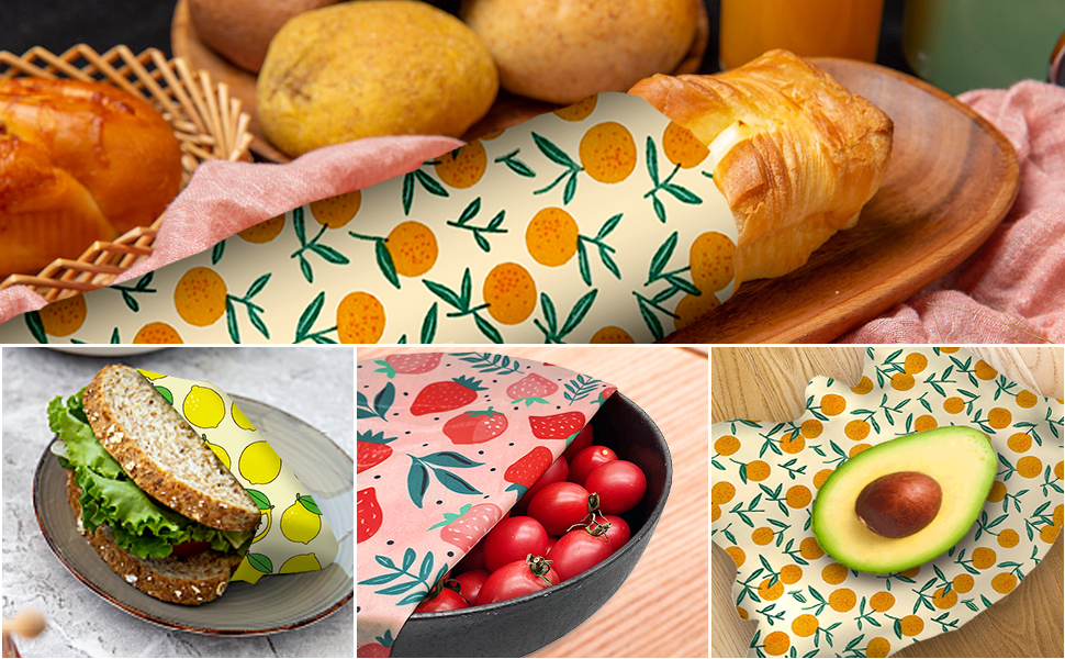 reusable beeswax food wrap