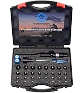 MOSANDON Professional Laser Barrel Sighter Kit with 30 Adapters, Upgraded Full Caliber Adapters L...