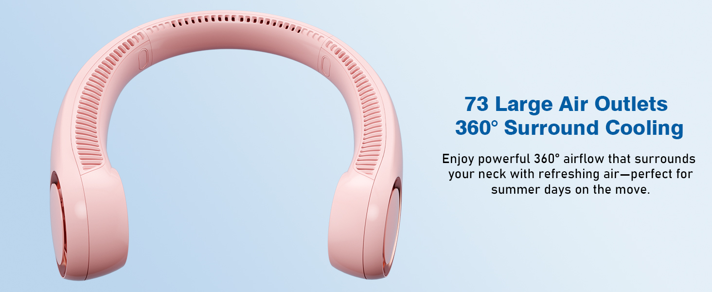 rechargeable neck fan