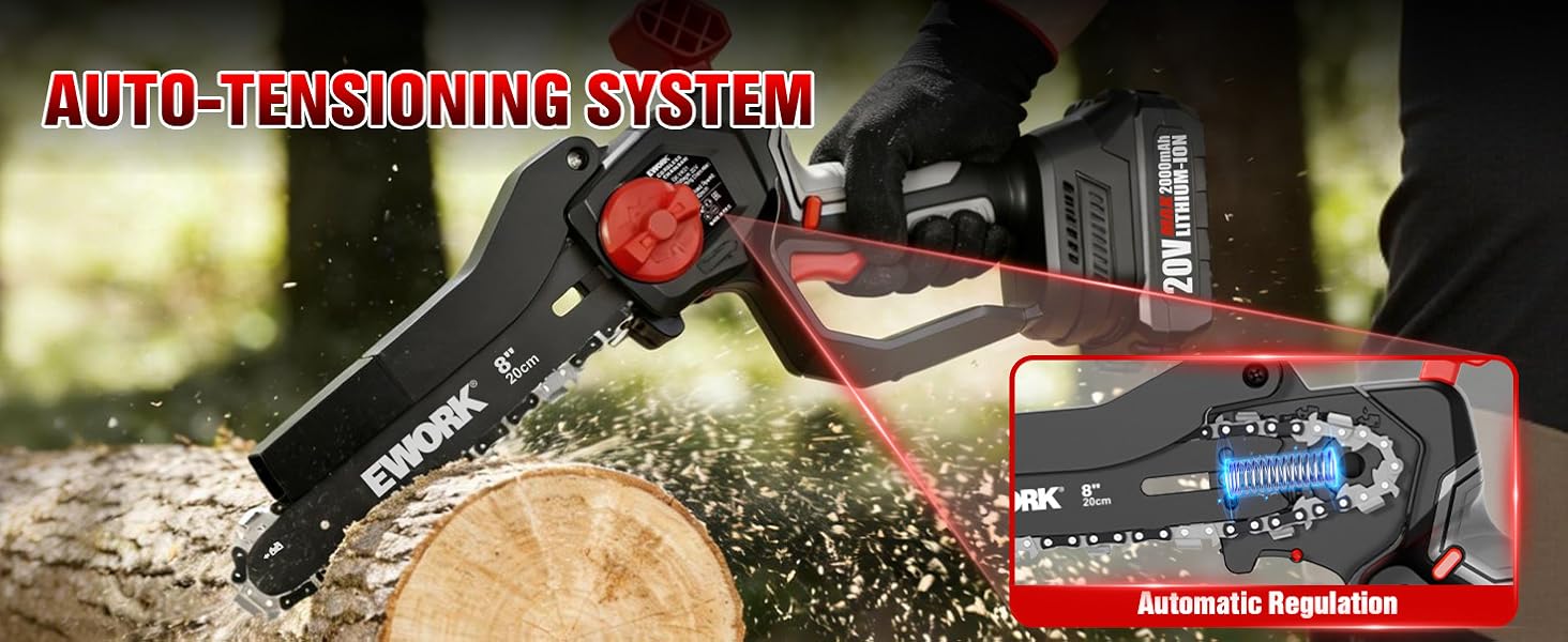 mini chainsaw cordless