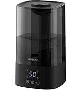 ROSEKM Automatic Humidifiers for Bedroom Large Room, 4.5L Cool Mist Humidifier for Home & Plant w...