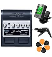 JOYO JAM Buddy Portable Guitar Practice Amp Pedal All-in-One Bundle with JT-01 Guitar Tuner Guita...