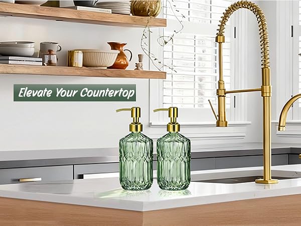 glass soap dispenser dish soap dispenser for kitchen soap dispenser kitchen hand soap dispenser