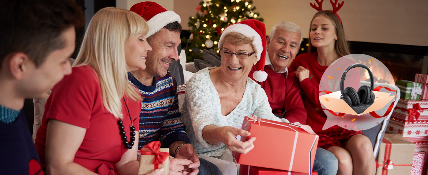 LEVN wireless headphones for TV are perfect as gifts for your family or friends