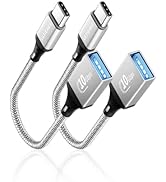USB-C to USB 3.0 Adapter 2 Pack, 10Gbps SuperSpeed, Thunderbolt3 OTG Cable Compatible with MacBoo...