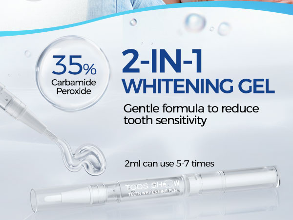 teeth whitening kit white sensitive professional dental effect gel gentle tooth whiten whitener