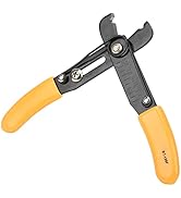 Wire Stripper, Wire Cutter Adjustable Simple Cutter Stripping Pliers Hand Tools 0.54.0mm Yellow f...