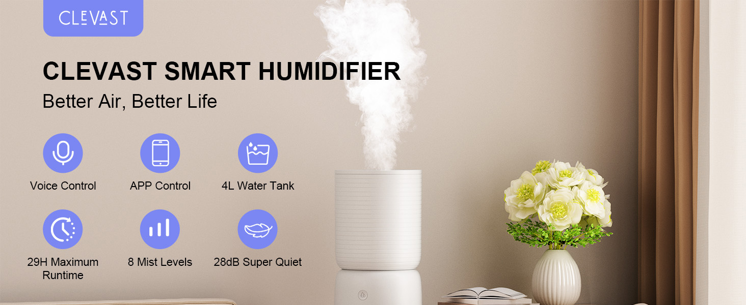 CLEVAST Smart humidifiers