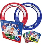 Activ Life Kid’s Flying Rings (2 Pack) They Fly Straight &amp; Don’t Hurt, 80% Lighter Than Standard ...