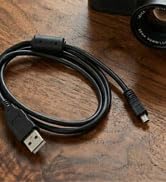 WizFluxMet USB Cable for Sony Cybershot Camera Compatible with Sony DSC-W370 W310 W330 W180 W190 ...