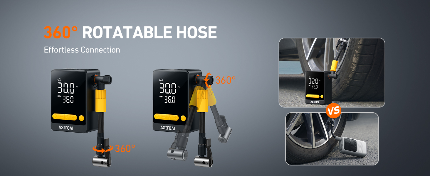 portable tire inflator for car