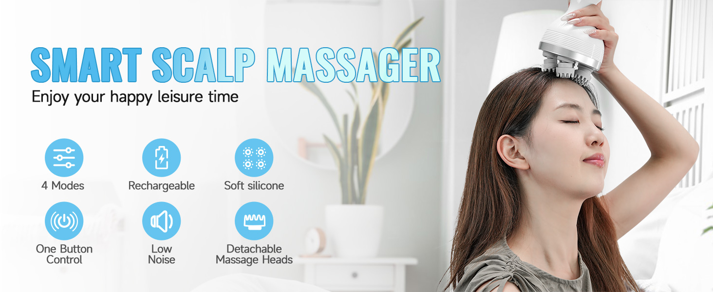  Electric Scalp Massager