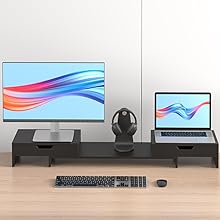 computer monitor stand with adjustable length