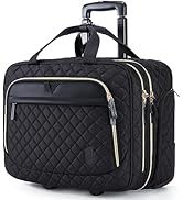 BAGSMART 17.3 Inch Rolling Laptop Bag Women Men,Rolling Briefcase for Women with Wheels,Rolling C...