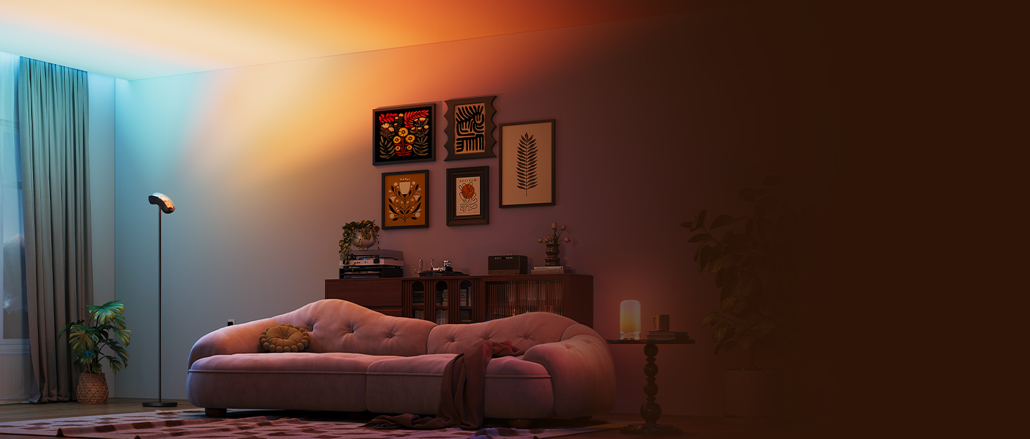 Govee Torchiere Floor Lamp with Matter