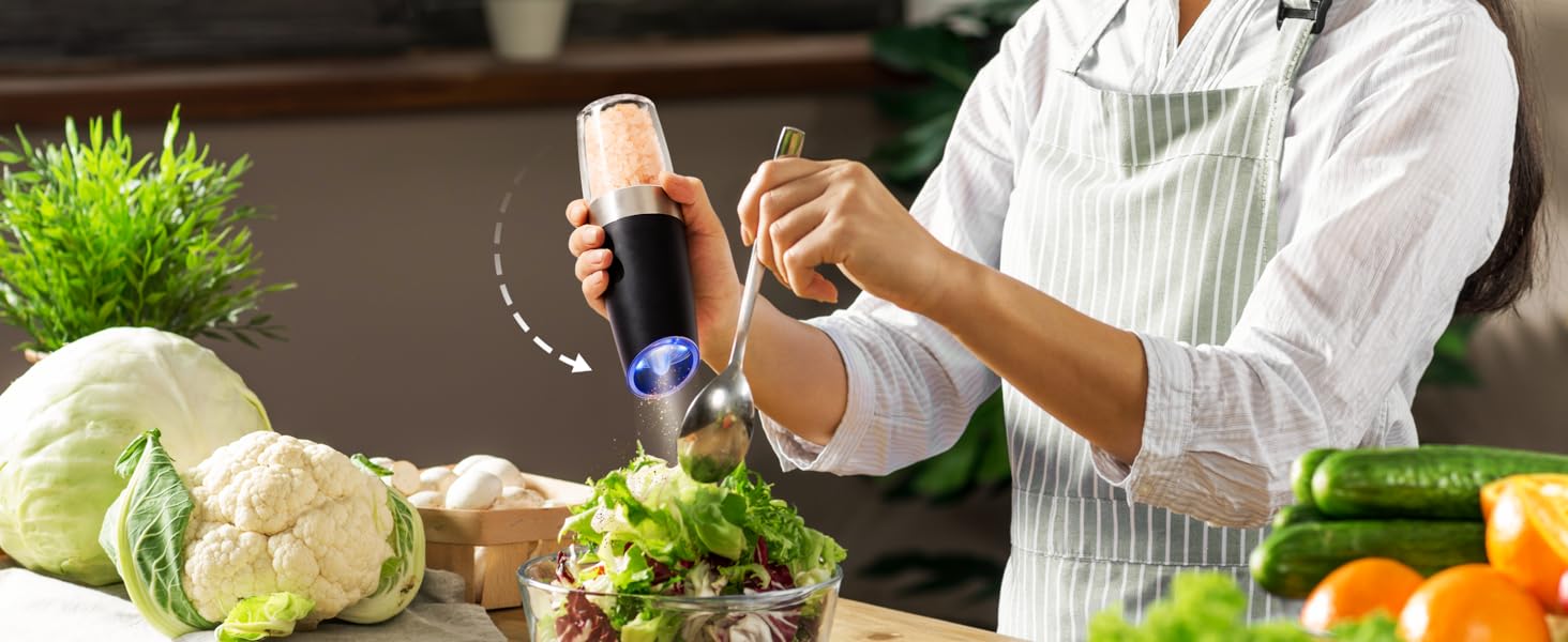 black pepper grinder automatic salt and pepper grinder