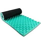 BXI Double Noise Blocker Sound Proof Foam, 39.4 X 13.4 X 1 inch Egg Crate Foam Rubber Sound Deade...