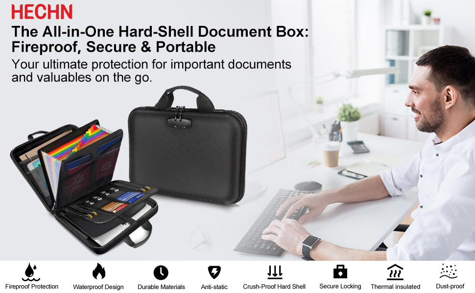 fireproof document box eva