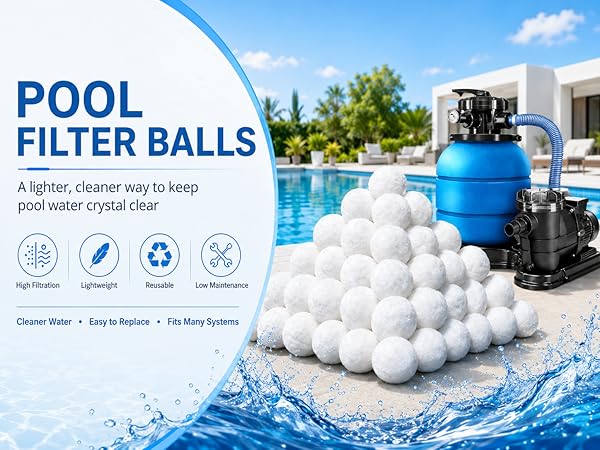 POOL FILTER BALLS