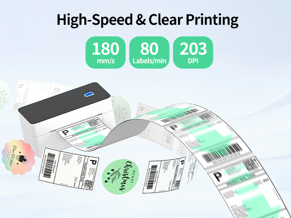 High-Speed & Clear Printing