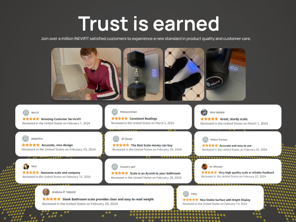 INEVIFIT Premium Bathroom Scale - I-BS002S - Premium A+ - Mobile