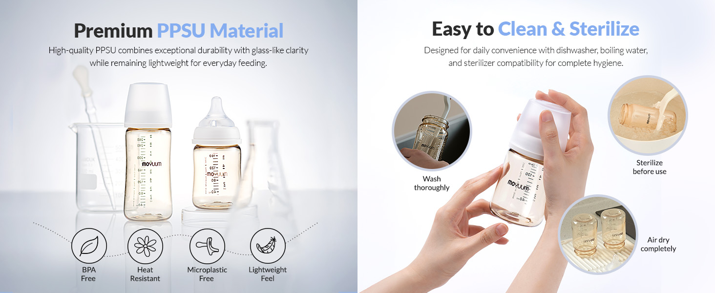 baby bottle silicone infant feed nipple anti colic premium ppsu comfortable natural