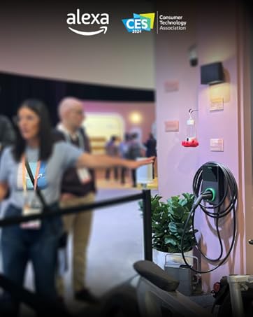 alexa with CES 40A ev charger