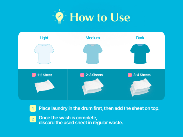 Easy Laundry Color Catcher Sheets