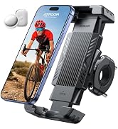 JOYROOM Bike Phone Holder [Hidden Tracker Storage] Phone Holder for Bike [1S Auto Lock] Motorcycl...