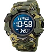 FANMIS Mens Military Multifunction Digital LED Watch Electronic Waterproof Alarm Quartz Sports Watch