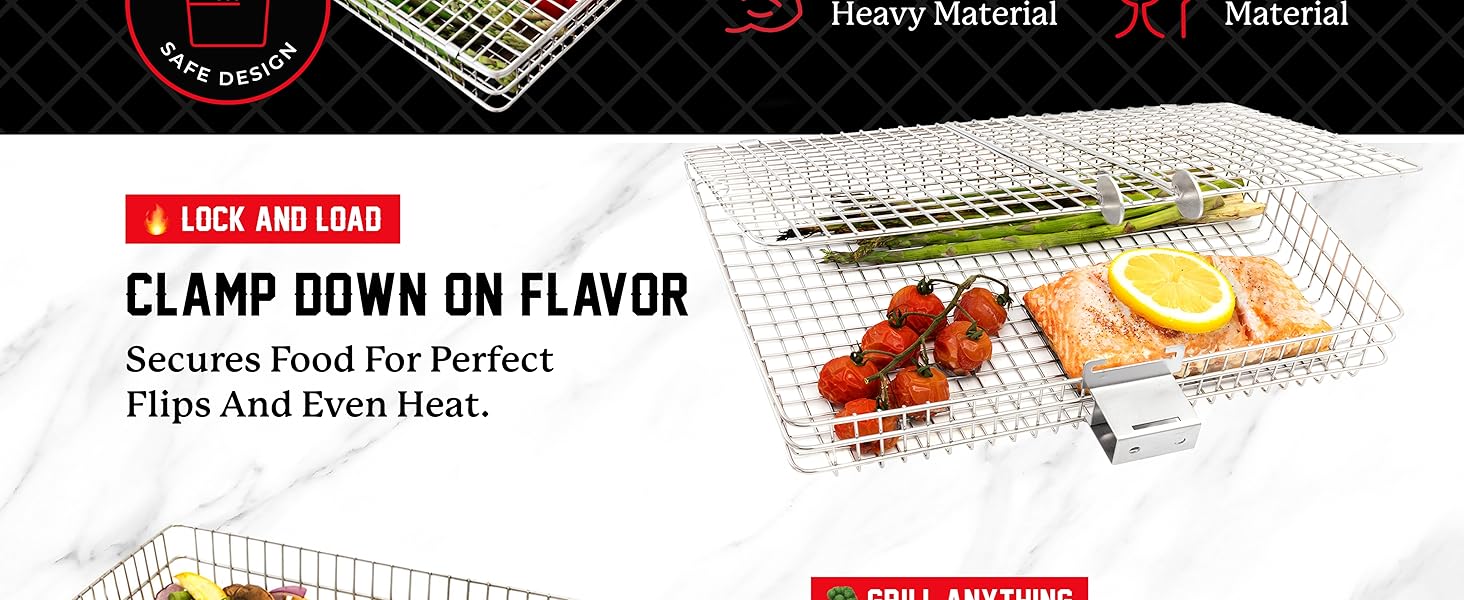 grilling accessories bbq grill baskets outdoor vegetables veggie basket dad gifts rolling cylinder
