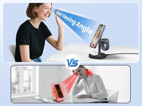 3 in 1 Wireless Charging Station