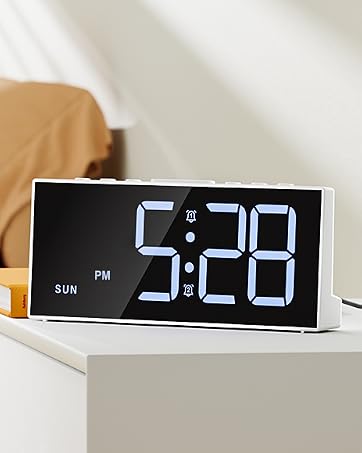 alarm clock large display