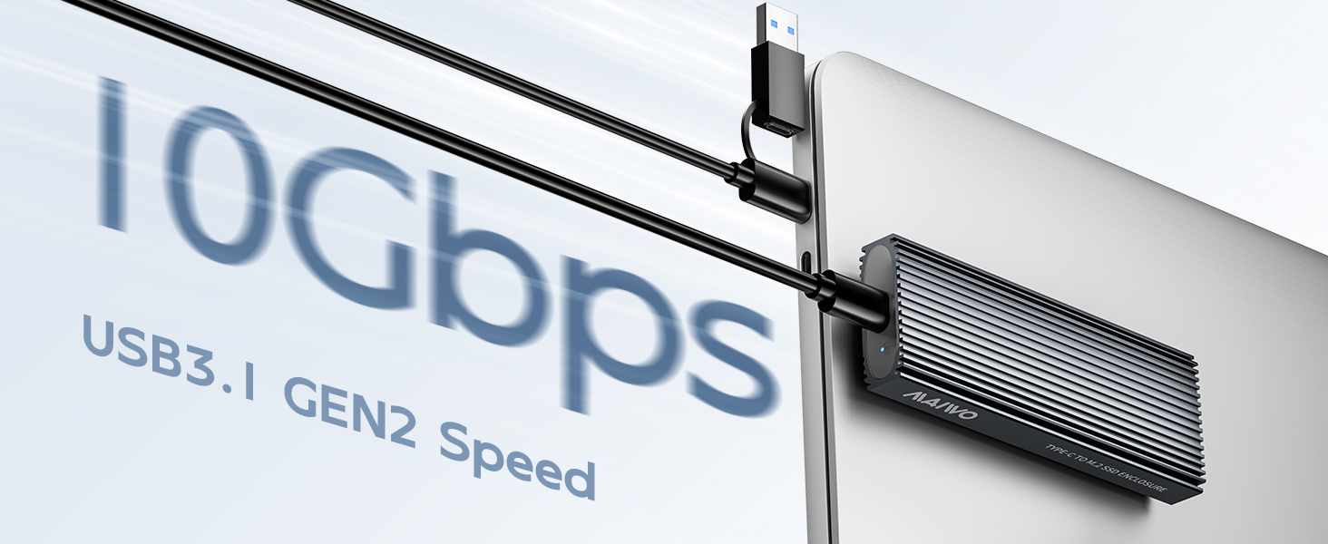 PCIE NVME NGFF SATA USB 3.1GEN2 Type-C 10Gbps transfer speed support UASP