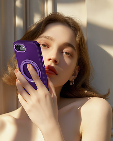 360° Rotatable Ring Designed Case