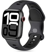 Witzon Sport Band Compatible with Apple Watch Bands for Men Women 46mm 45mm 44mm 42mm 41mm 40mm 3...