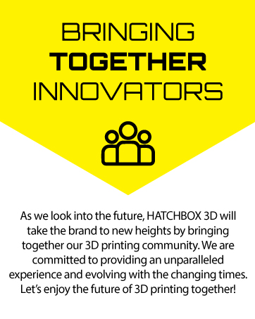 We are committed to providing the best experience. Let’s enjoy the future of 3D printing together!